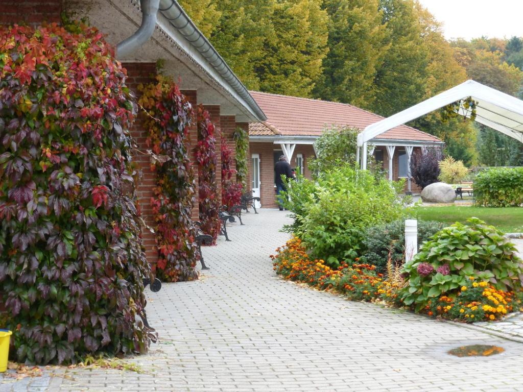 Hotel Am Schlosspark Mallin Bagian luar foto